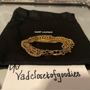 Saint Laurent chain bracelet